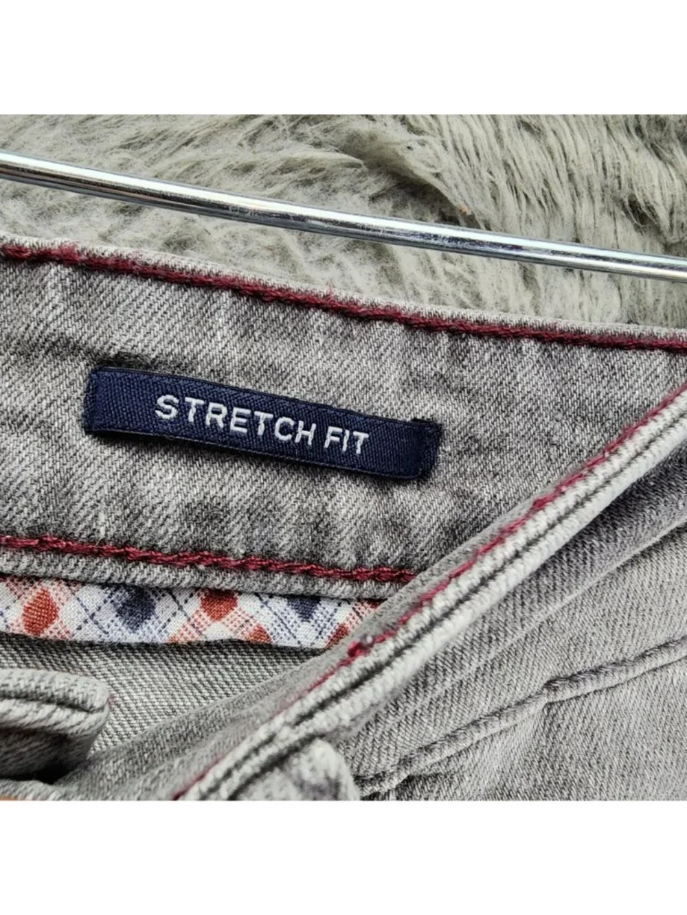 Ben Sherman Jeans Mens 31x34 Gray Stretch Mid Rise Straight Fit *NWT*